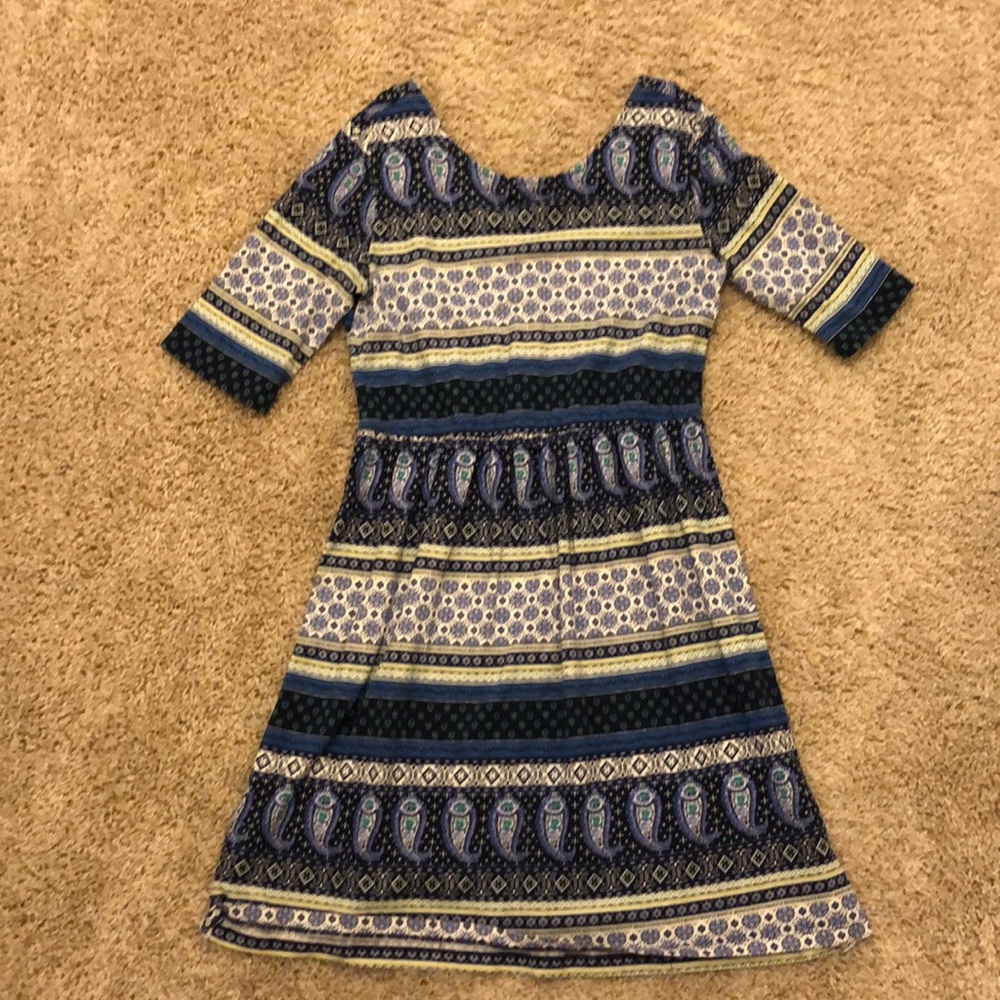 blue girls dress